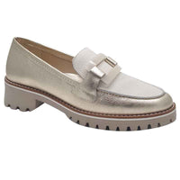 Ara Womens Ara Womens Gold Kent Loafers 12-31245-09