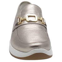 Ara Womens Ara Womens Gold Osaka Loafers 12-25528-08