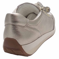Ara Womens Ara Womens Gold Osaka Sneaker 12-44587-69