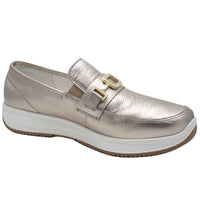 Ara Womens Ara Womens Gold Slip On Leather Wide Fit Osaka Shoes 12-25528-08
