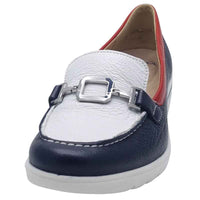 Ara Womens Ara Womens Navy Court Loafers 12-50638-02