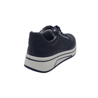 Ara Womens Ara Womens Navy Leather Sapporo Sneakers 12-27540-02