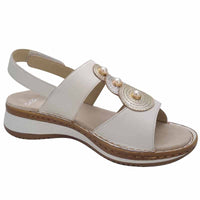 Ara Womens Ara Womens White High Soft Hawaii Sandal 12-29014-04