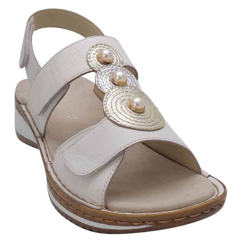 Ara Womens Ara Womens White High Soft Hawaii Sandal 12-29014-04