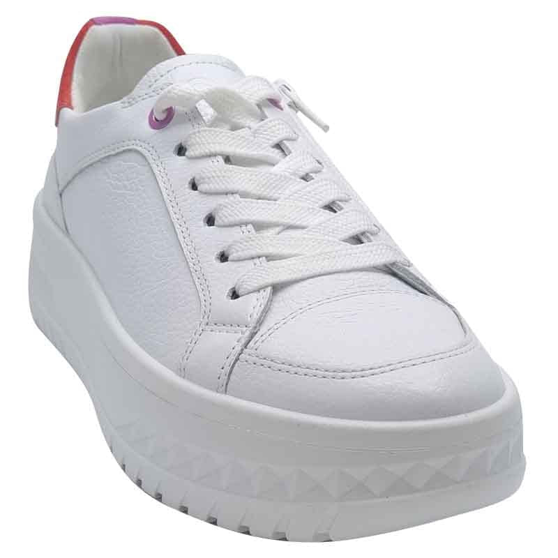 Ara Womens Ara Womens White Monaco Sneaker 12-46703-04