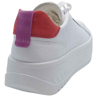 Ara Womens Ara Womens White Monaco Sneaker 12-46703-04