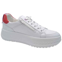 Ara Womens Ara Womens White Monaco Sneaker 12-46703-04