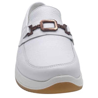 Ara Womens Ara Womens White Osaka Loafers 12-25528-04