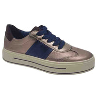 Ara Womens Bronze / 4UK Ara Womens Mul;ti Tone Lace Up Canberra Sneaker 12-23012-05