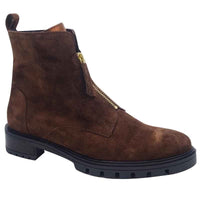 Ara Womens BROWN / 4UK Ara Womens Brown Front Zip Clouser Ankle Boots 12-29520-03