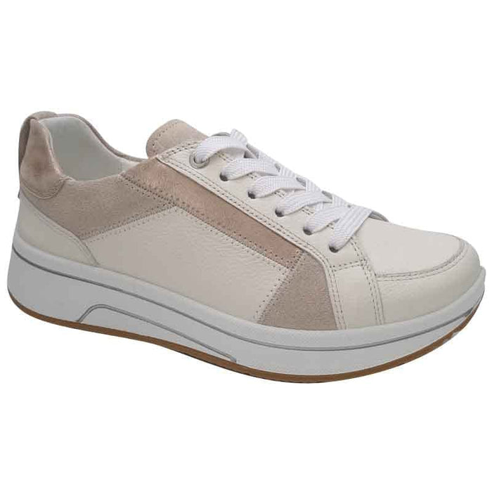 Ara Womens CREAM / 4UK Ara Womens Cream Lace Up Sapporo Fashion Trainer 12-27512-09