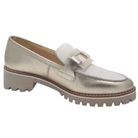 Ara Womens GOLD / 4UK Ara Womens Gold Kent Loafers 12-31245-09