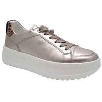 Ara Womens GOLD / 4UK Ara Womens Gold Monaco Sneaker 12-46703-08