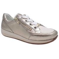 Ara Womens GOLD / 4UK Ara Womens Gold Osaka Sneaker 12-44587-69