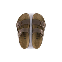Birkenstock Men Mens Birckenstock Mens Arizona Birko-Flor Brown Nubuck - 151183