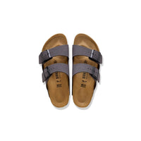 Birkenstock Men Mens Birkenstock Mens Arizona Birko-flor Nubuk Black Sandal - 1032023