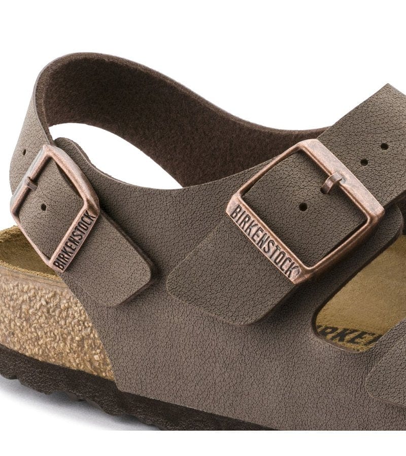 Birkenstock Mens Birkenstocks Mens Milano Birko-Flor Nubuck Mocha - 634503