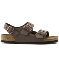 Birkenstock Mens Birkenstocks Mens Milano Birko-Flor Nubuck Mocha - 634503