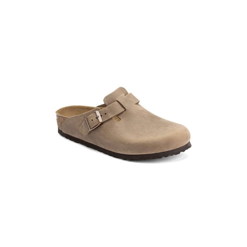 Birkenstock Womens BEIGE / 4.5UK Birkenstock Womens Beige Boston Oiled Leather Sandal - 960813