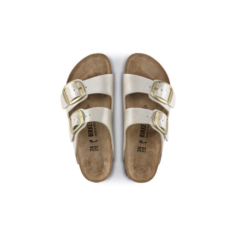 Birkenstock Womens Birckenstock Womens Arizona Big Buckle Birkoflor White Sandal - 1020021