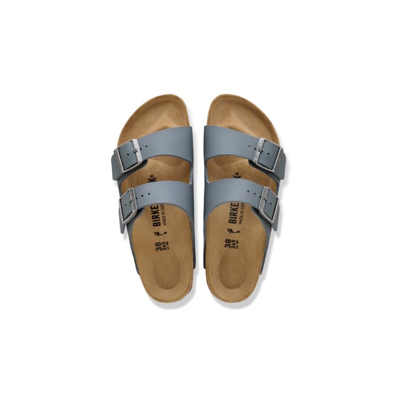 Birkenstock Womens Birckenstock Womens Arizona Birko-flor Blue Sandal - 1031500