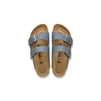 Birkenstock Womens Birckenstock Womens Arizona Birko-flor Blue Sandal - 1031500