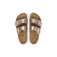 Birkenstock Womens Birkenstock Womens Arizona Birko Flor Bronze Sandal - 1023960