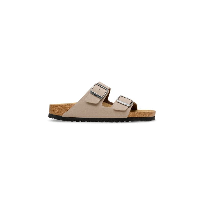 Birkenstock Womens Birkenstock Womens Arizona Birko-flor Grey Nubuk Sandal - 1032070