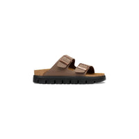 Birkenstock Womens Birkenstock Womens Arizona PAP Chunky Birko Flor Brown Sandal - 1033056