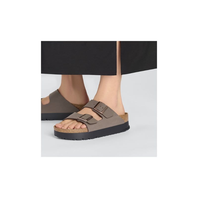 Birkenstock Womens Birkenstock Womens Beige Arizona Pap Flex Sandal - 1027417