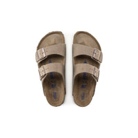 Birkenstock Womens Birkenstock Womens Beige Arizona Soft Footbed Oiled Leather Sandal - 552813