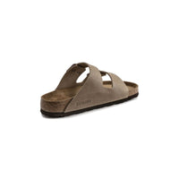 Birkenstock Womens Birkenstock Womens Beige Arizona Soft Footbed Oiled Leather Sandal - 552813