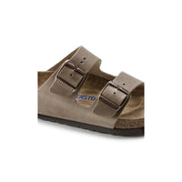 Birkenstock Womens Birkenstock Womens Beige Arizona Soft Footbed Oiled Leather Sandal - 552813