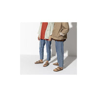 Birkenstock Womens Birkenstock Womens Beige Arizona Soft Footbed Oiled Leather Sandal - 552813