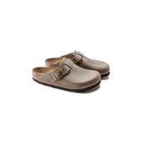 Birkenstock Womens Birkenstock Womens Beige Boston Oiled Leather Sandal - 960813