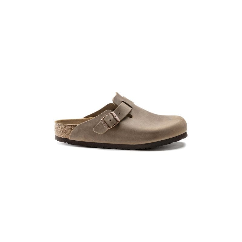 Birkenstock Womens Birkenstock Womens Beige Boston Oiled Leather Sandal - 960813