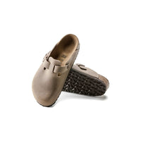 Birkenstock Womens Birkenstock Womens Beige Boston Oiled Leather Sandal - 960813