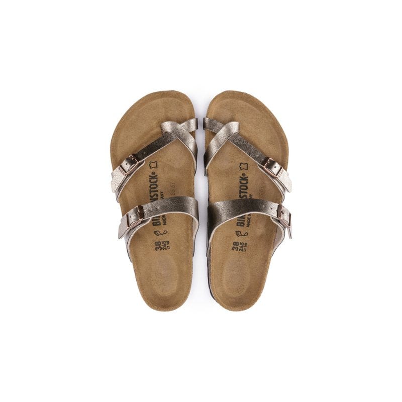 Birkenstock Womens Birkenstock Womens Beige Mayari Birko Flor Sandal - 1016408