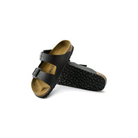 Birkenstock Womens Birkenstock Womens Black Arizona Birko Flor Sandal - 51791