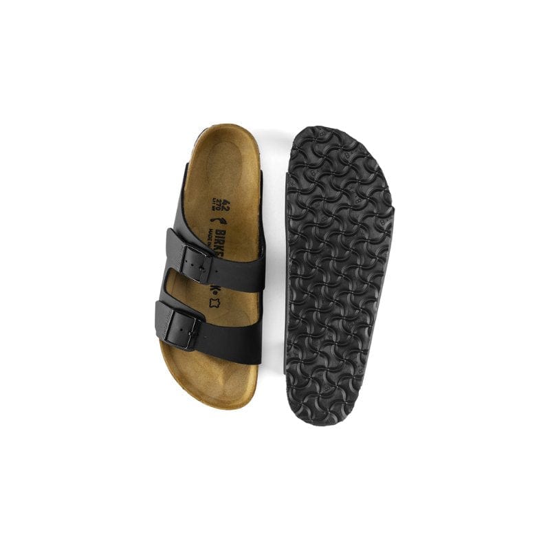 Birkenstock Womens Birkenstock Womens Black Arizona Birko Flor Sandal - 51791