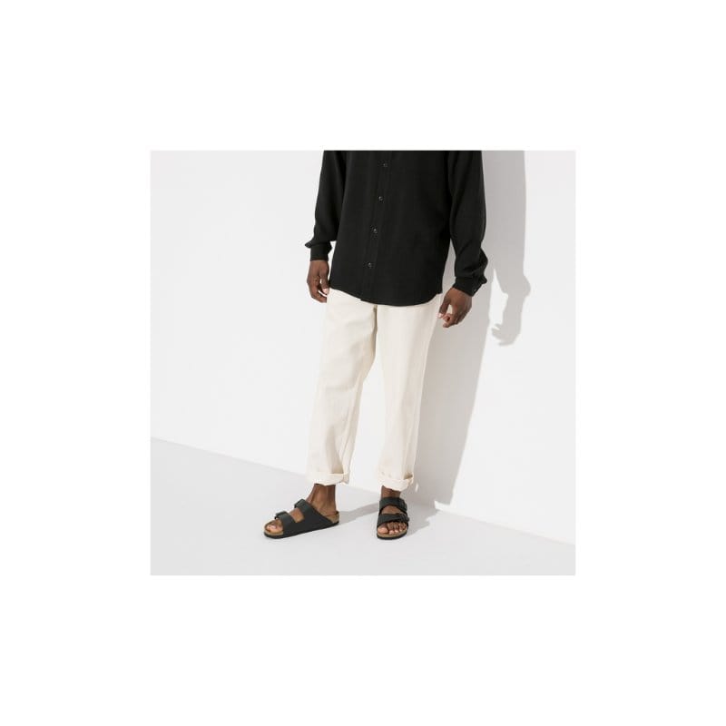 Birkenstock Womens Birkenstock Womens Black Arizona Birko Flor Sandal - 51791