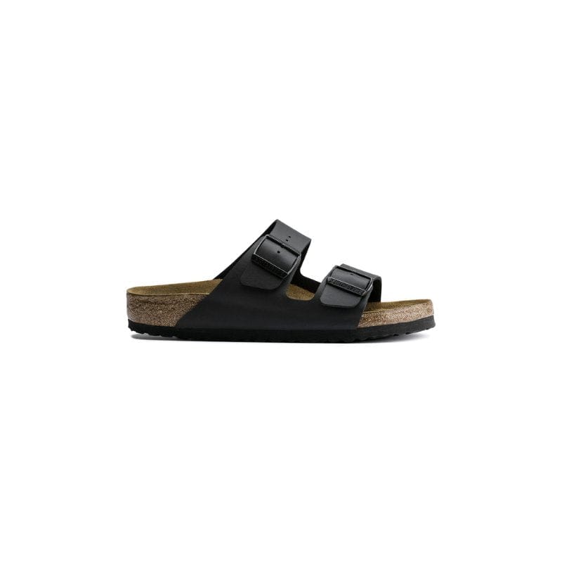 Birkenstock Womens Birkenstock Womens Black Arizona Birko Flor Sandal - 51791