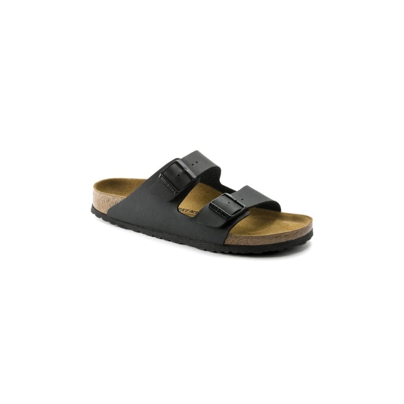 Birkenstock Womens Birkenstock Womens Black Arizona Birko Flor Sandal - 51791