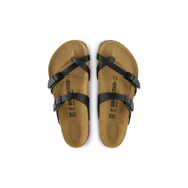 Birkenstock Womens Birkenstock Womens Black Mayari Birko Flor Sandal - 0071791