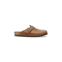 Birkenstock Womens Birkenstock Womens Boston Natural Leather Oiled Tan Mule - 1028310