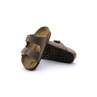 Birkenstock Womens Birkenstock Womens Brown Arizona Birkibuc Sandal - 151183