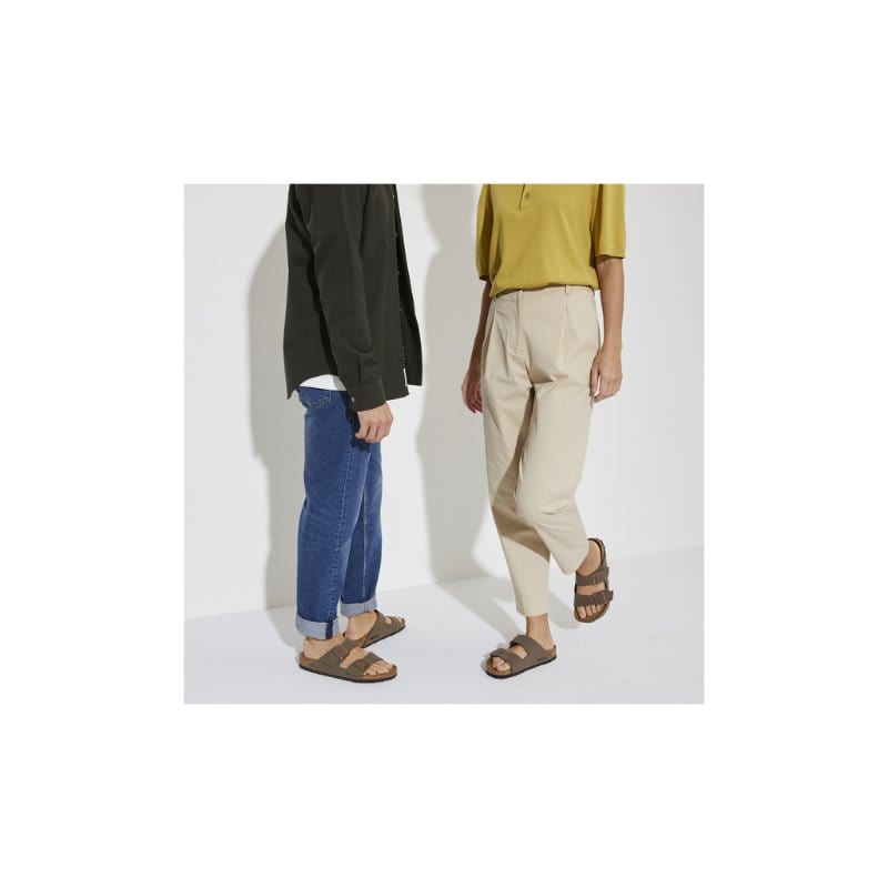 Birkenstock Womens Birkenstock Womens Brown Arizona Birkibuc Sandal - 151183