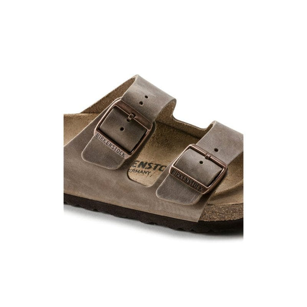 Birkenstock Womens Birkenstock Womens Brown Arizona Natural Leather Oiled Sandal - 0352201