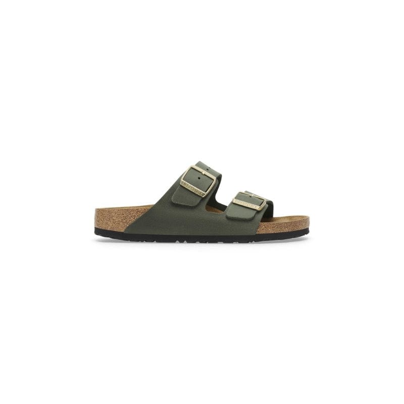 Birkenstock Womens Birkenstock Womens Green Arizona Waxy Leather Sandal - 1027948