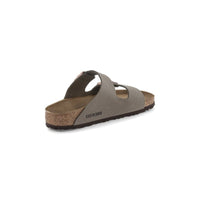 Birkenstock Womens Birkenstock Womens Grey Arizona Birkibuc Sandal - 151213